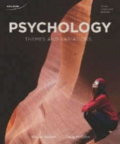 Test Bank for Psychology Themes and Variations, 3rd Canadian Edition : Weiten