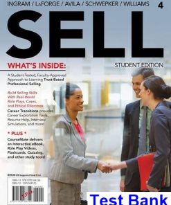 SELL 4 4th Edition Ingram Test Bank