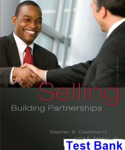 Selling Building Partnerships 9th Edition Castleberry Test Bank