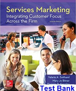 Services Marketing 7th Edition Zeithaml Test Bank