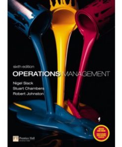 Operations Management 6th Edition Test Bank – Nigel Slack