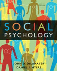 Test Bank for Social Psychology, 7th Edition: DeLamater