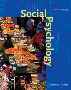 Test Bank for Social Psychology, 5th Edition : Franzoi