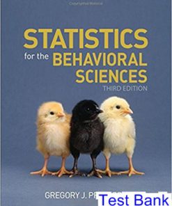 Statistics for the Behavioral Sciences 3rd Edition Privitera Test Bank