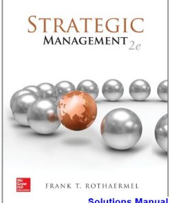 Strategic Management 2nd Edition Rothaermel Solutions Manual