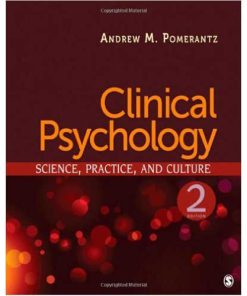 Test Bank for Clinical Psychology 2nd Edition Pomerantz