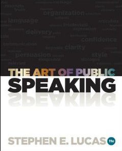 Test Bank for The Art of Public Speaking 11th Edition Stephen Lucas