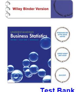 Understanding Business Statistics 1st Edition Freed Test Bank