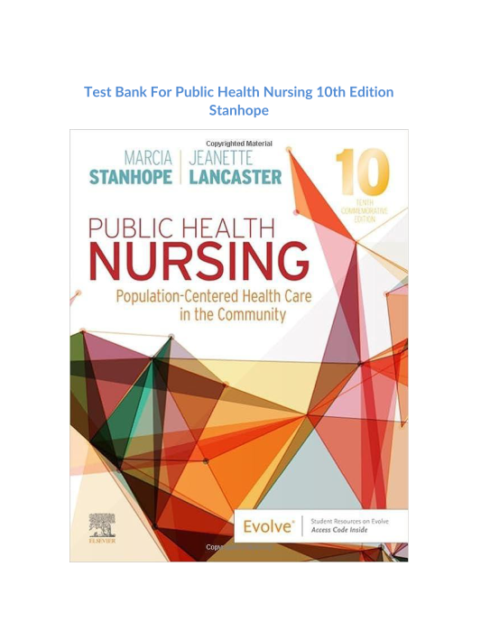 Test Bank For Public Health Nursing 10th Edition