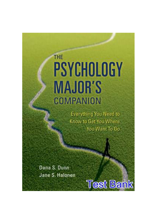 Psychology Majors Companion 1st Edition Dunn Test Bank