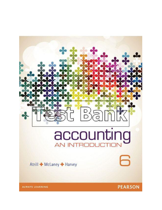 Accounting An Introduction 6th Edition Atrill Test Bank