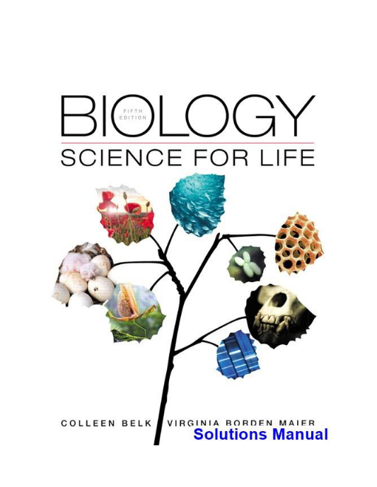 Biology Science for Life 5th Edition Belk Solutions Manual