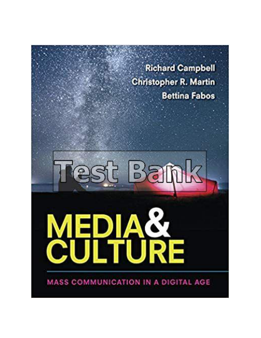 Media Culture 11th Edition Campbell Test Bank