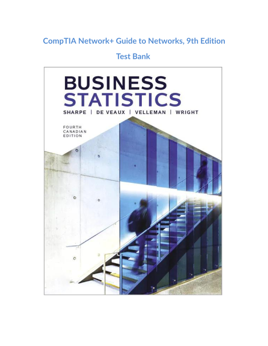 CompTIA Network+ Guide to Networks, 9th Edition Test Bank