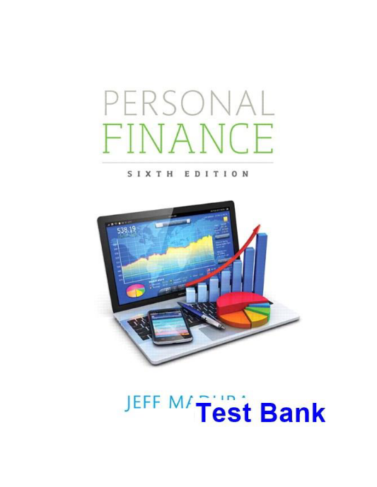 Personal Finance 6th Edition Madura Test Bank