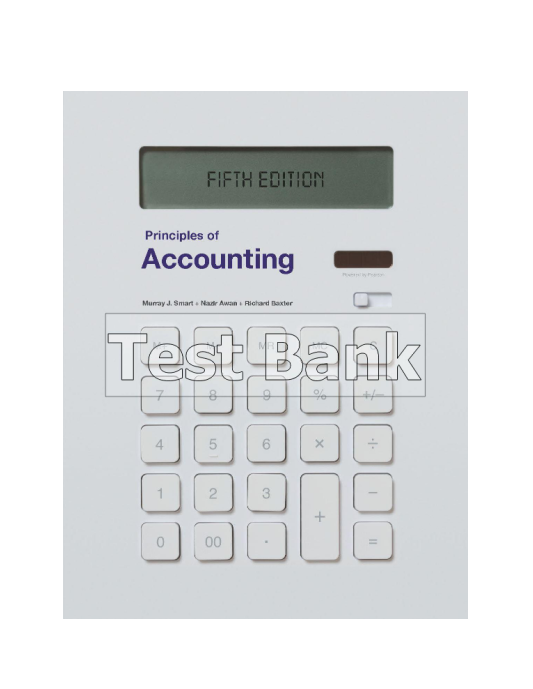 Principles of Accounting 5th Edition Smart Test Bank