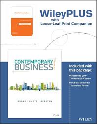 Boone, Kurtz, Berston Contemporary Business, 17th Edition Test Bank