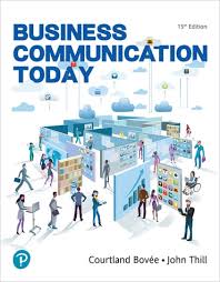 Business Communication Today, 15th Edition Courtland L Bovee Test Bank 