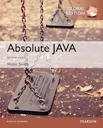 Absolute Java, Global Edition, 6th edition By Walter Savitch Test Bank 