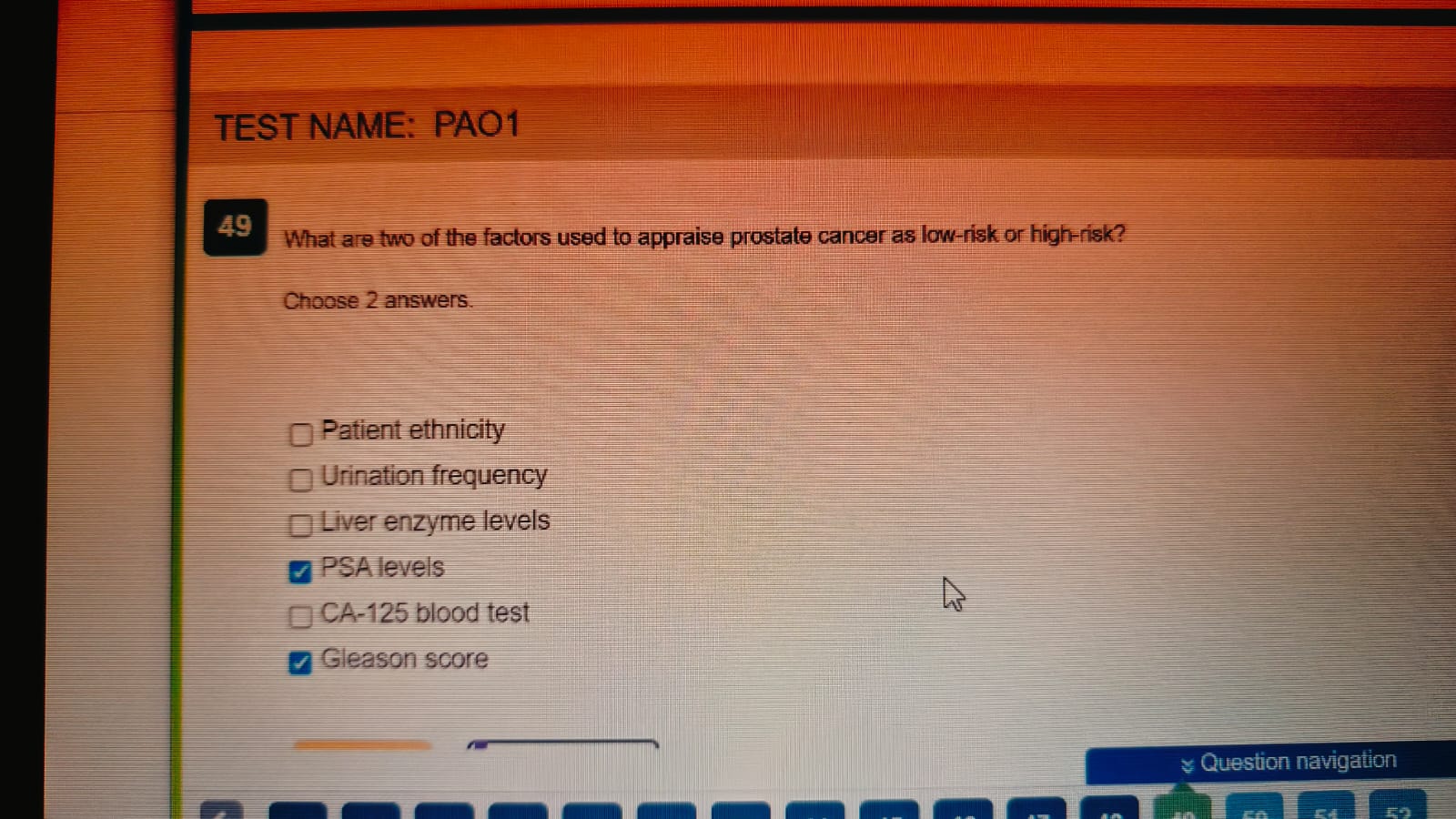 WGU Pathophysiology (D236) New OA 1